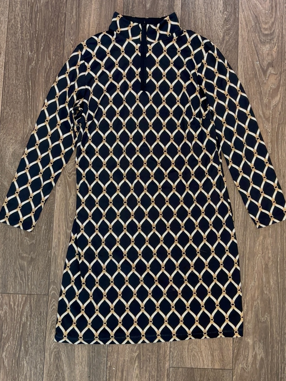 J.McLaughlin mock neck shift dress Sz L